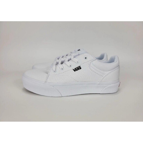 NEW Vans Seldan Platform Canvas Shoes Sneakers Youth Girl Size 3 VN000CP1YB2 - Picture 10 of 12